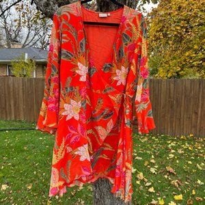Spartina wrap dress, size XL
